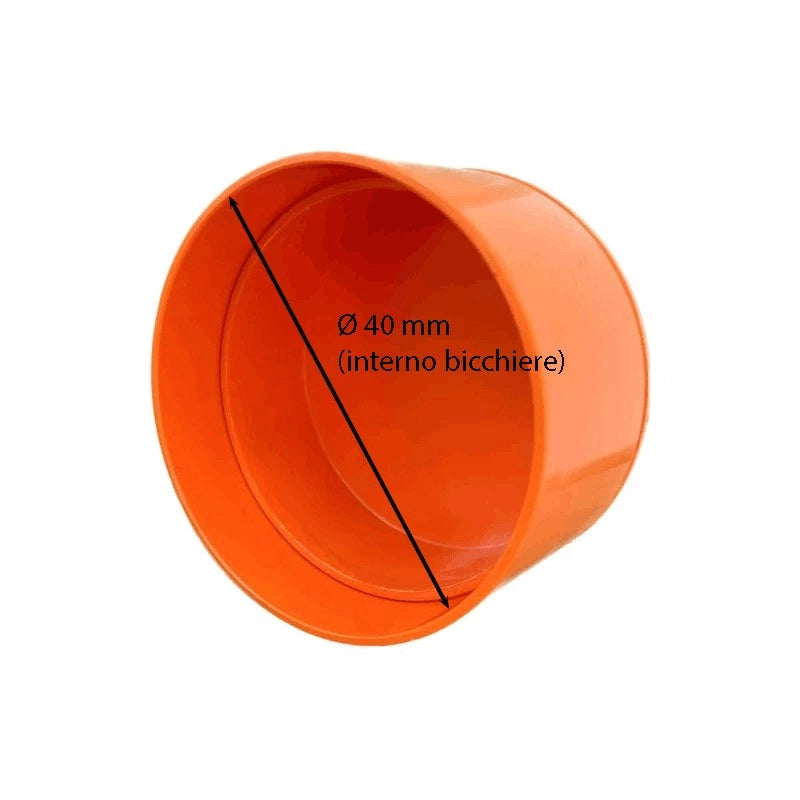 Tappo ad incastro in pvc femmina : Diametro - 40