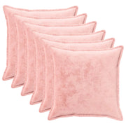 Federa 6 pcs HOUTEN Rosa 55 x 55 cm Flanella 920590