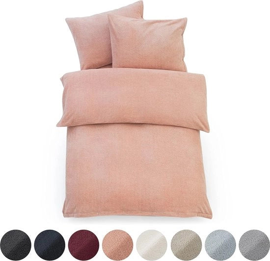 Set di coperta da letto a pelo di coniglio 220 x 240 cm - Lussuoso e soffice per l'inverno