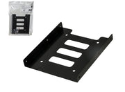 SSD Adattatore supporto in metallo HDD interno PC Computer da 2,5" A 3,5" - Universale completo di viti