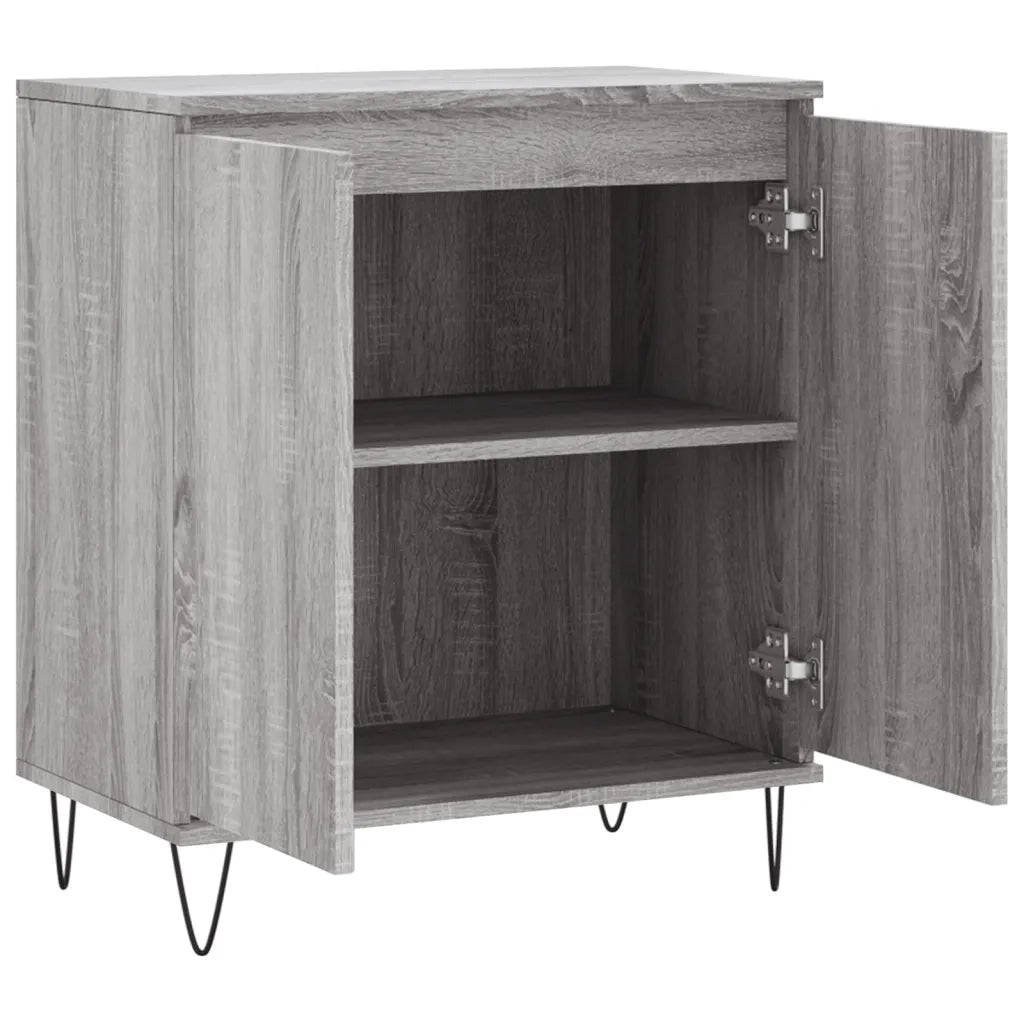 Credenza | Madia | Buffet da pranzo | Armadio da pranzo Grigio Sonoma 60x35x70 cm in Legno Multistrato