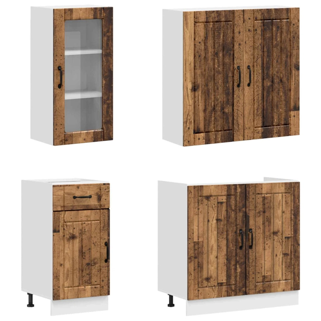 Unità Cucina LUCCA 8 pcs Legno antico Legno ingegnerizzato 3438399