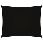 Parasole a vela | Telo Ombra | Vela da ombra Oxford Rettangolare 3x4,5 m Nero