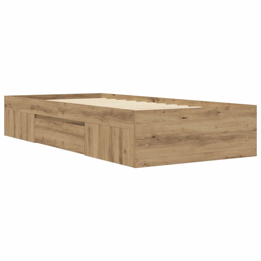 Telaio del letto con storage Rovere Artigianale 80 x 200 cm 3429692