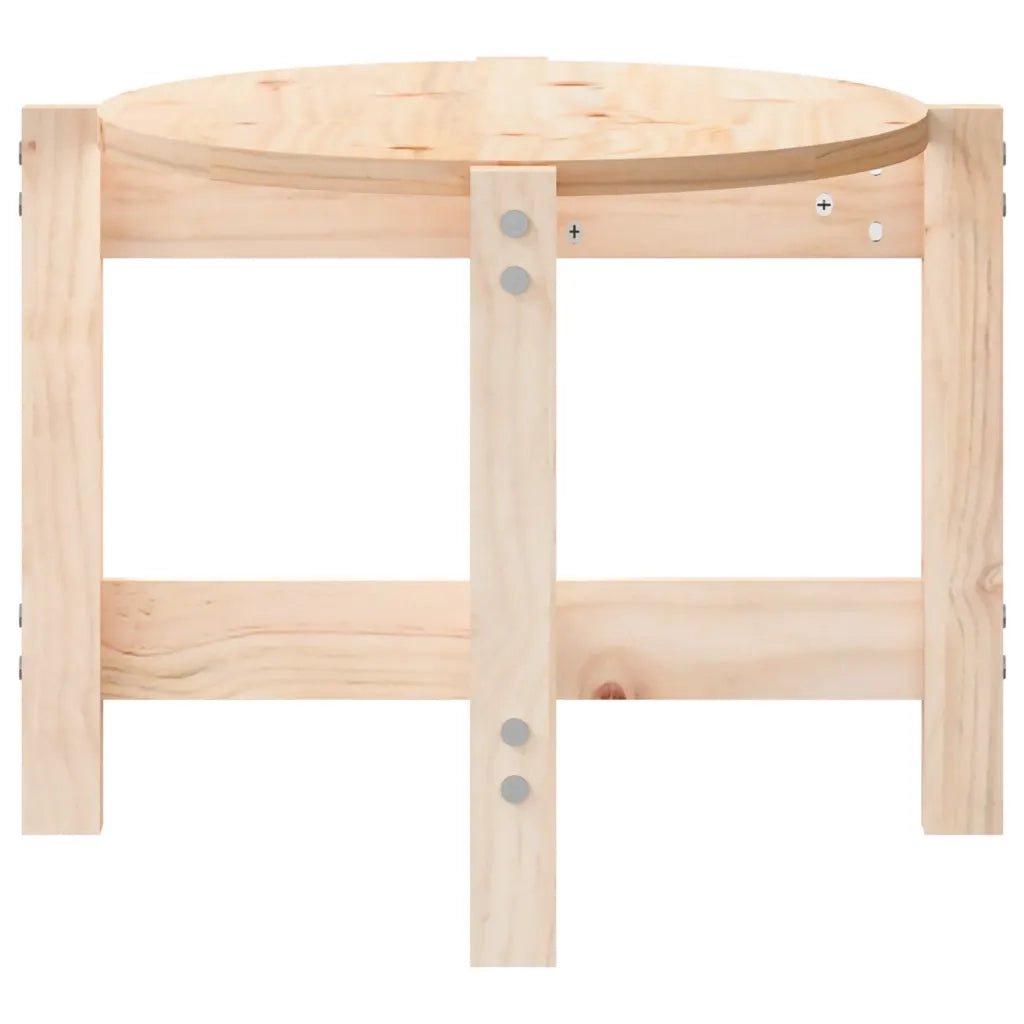 Tavolino da Salotto 87x48x35 cm in Legno Massello di Pino 822322