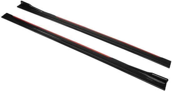 Accessori esterni per auto - Trimsplitters sportivi - Miglioramenti aerodinamici - 8 pezzi - Universali - Diffusori Winglets - Accessori esterni per auto - Sicurezza di guida aumentata - Trimsplitters per auto
