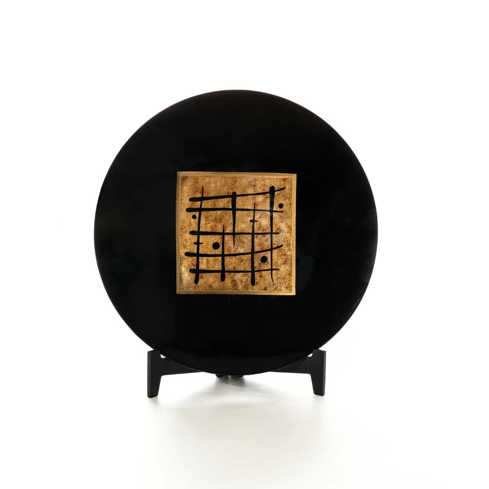 Set di 3 piatti decorativi da parete Tris in legno design moderno | Duzzle