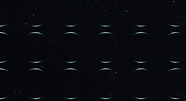 COPRIPAVIMENTO IN PVC BOLLATO NERO Rt. Mtl 25x mt.2 h spess. mm.1 50.00 mq