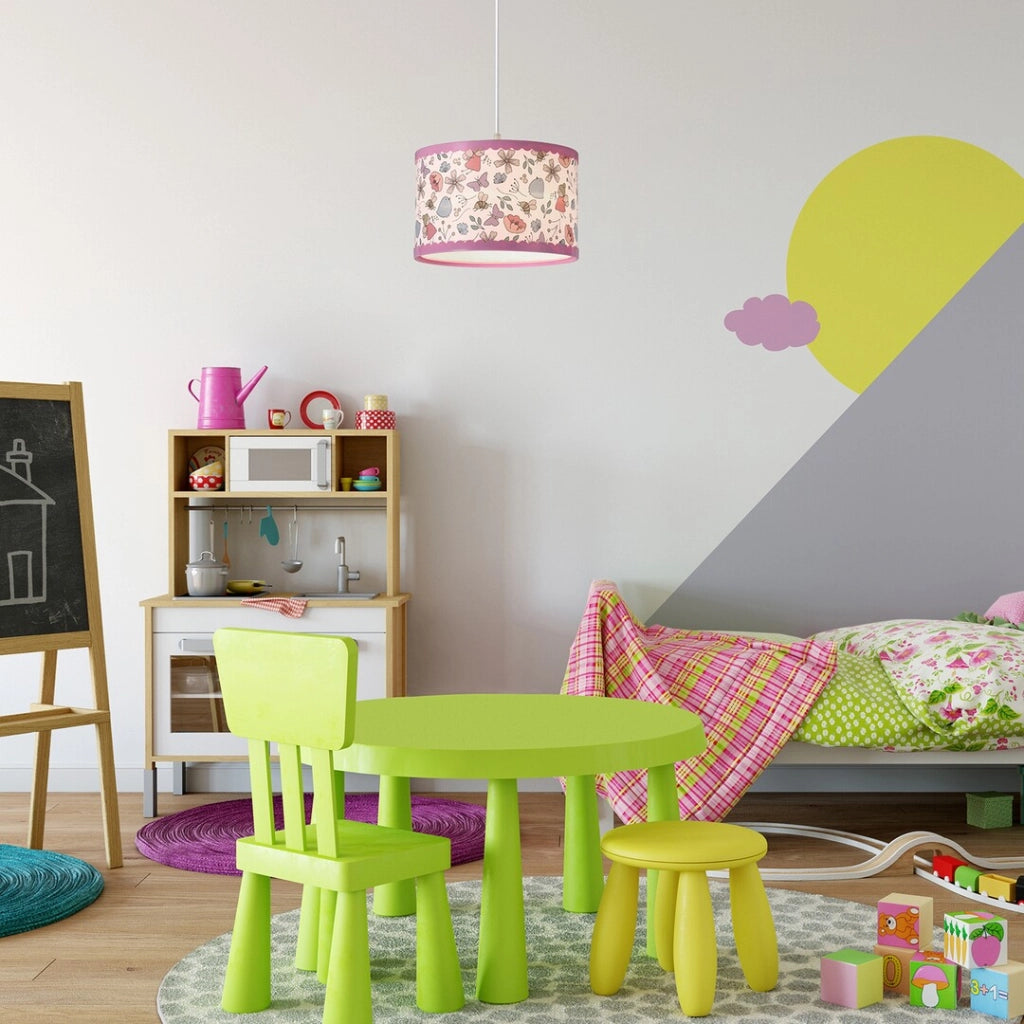 Rabalux Hanka lampada a sospensione bambina E27 Ø28 bianca