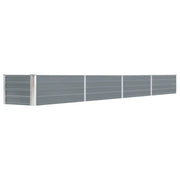 Letto Rialzato in Acciaio Zincato 320x40x45 cm Grigio cod mxl 52526