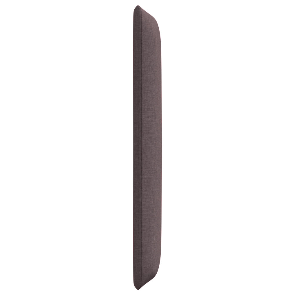 Orecchie testiera 2 pcs Square Tessuto Marrone Scuro