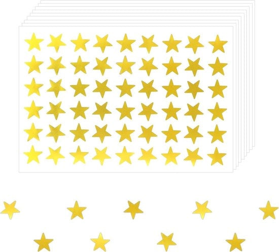 Etichette per appunti metalliche rimovibili in oro - bulk - per bambini studenti e insegnanti.