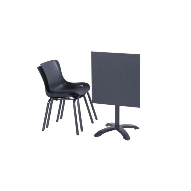 Tavolo SOPHIE Bistro HPL FLIP HARTMAN â€“ 68 x 68 cm â€“ Antracite