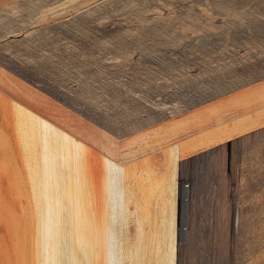 Tavolino da CaffÃ¨ 90x50x35 cm in Legno Massello di Recupero cod mxl 25190