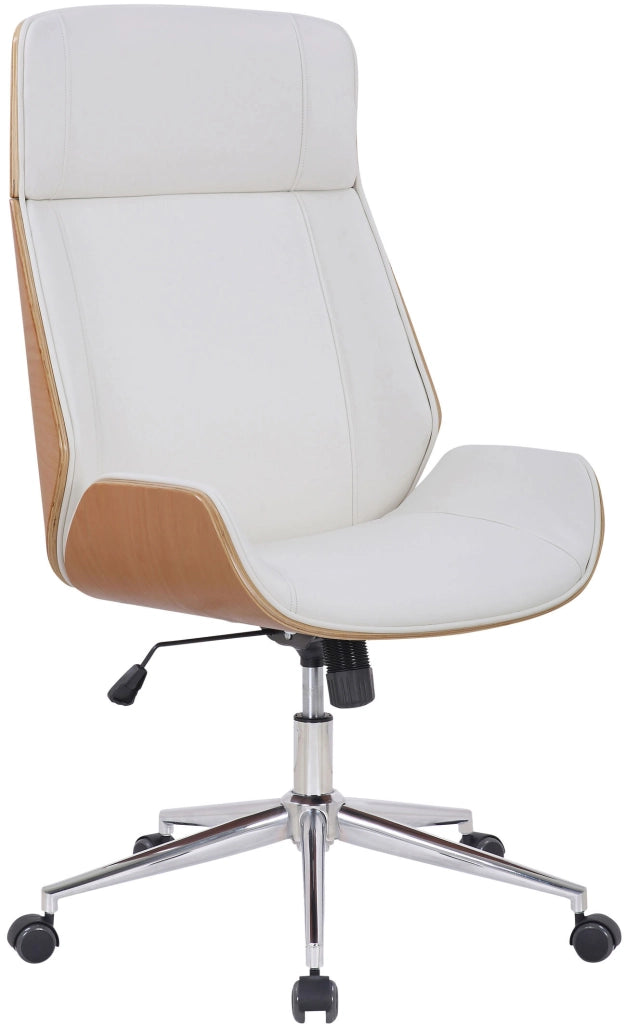 Sedia da ufficio Varel Natura/bianco