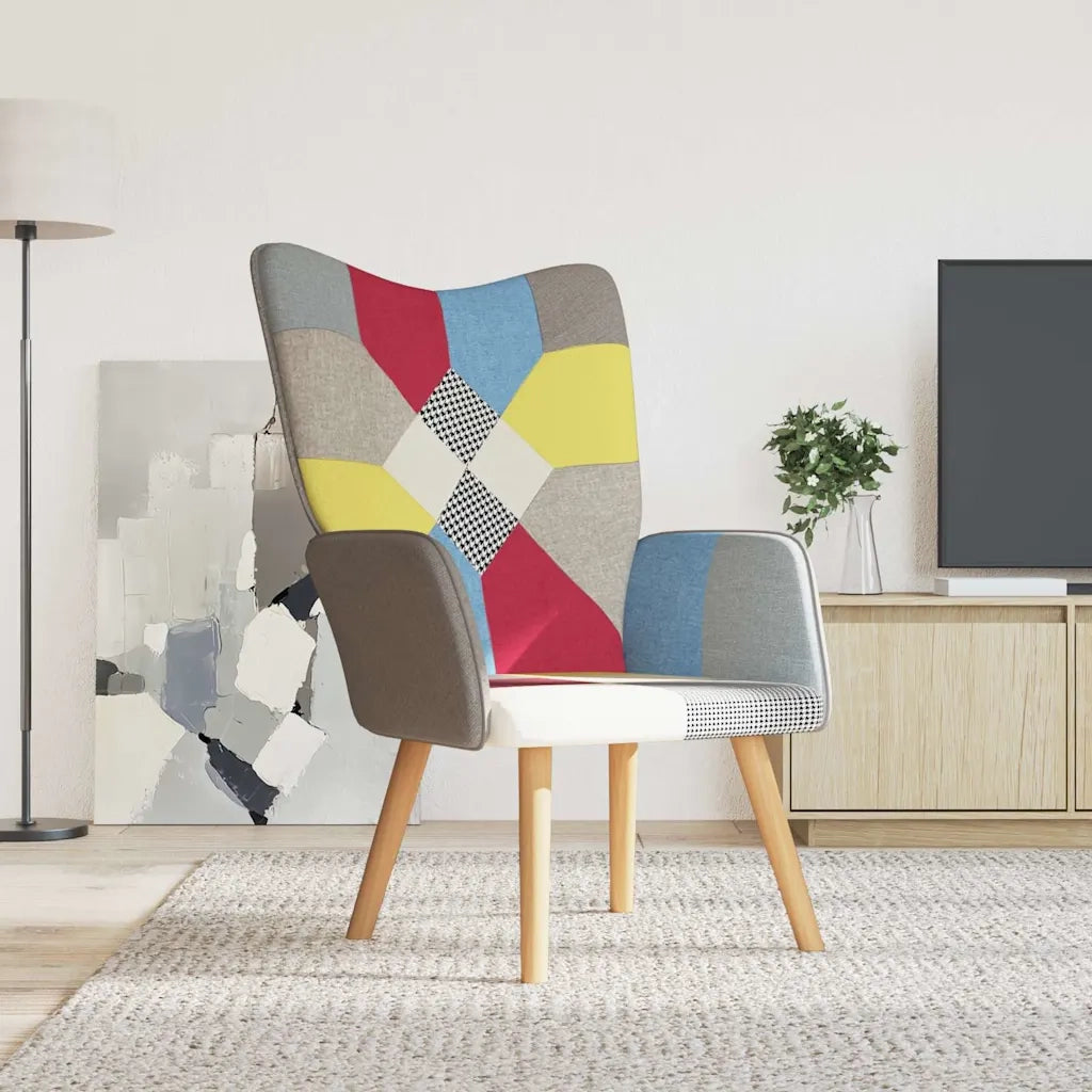 Divano Sedia-Poltrona Relax in Tessuto Patchwork 843710
