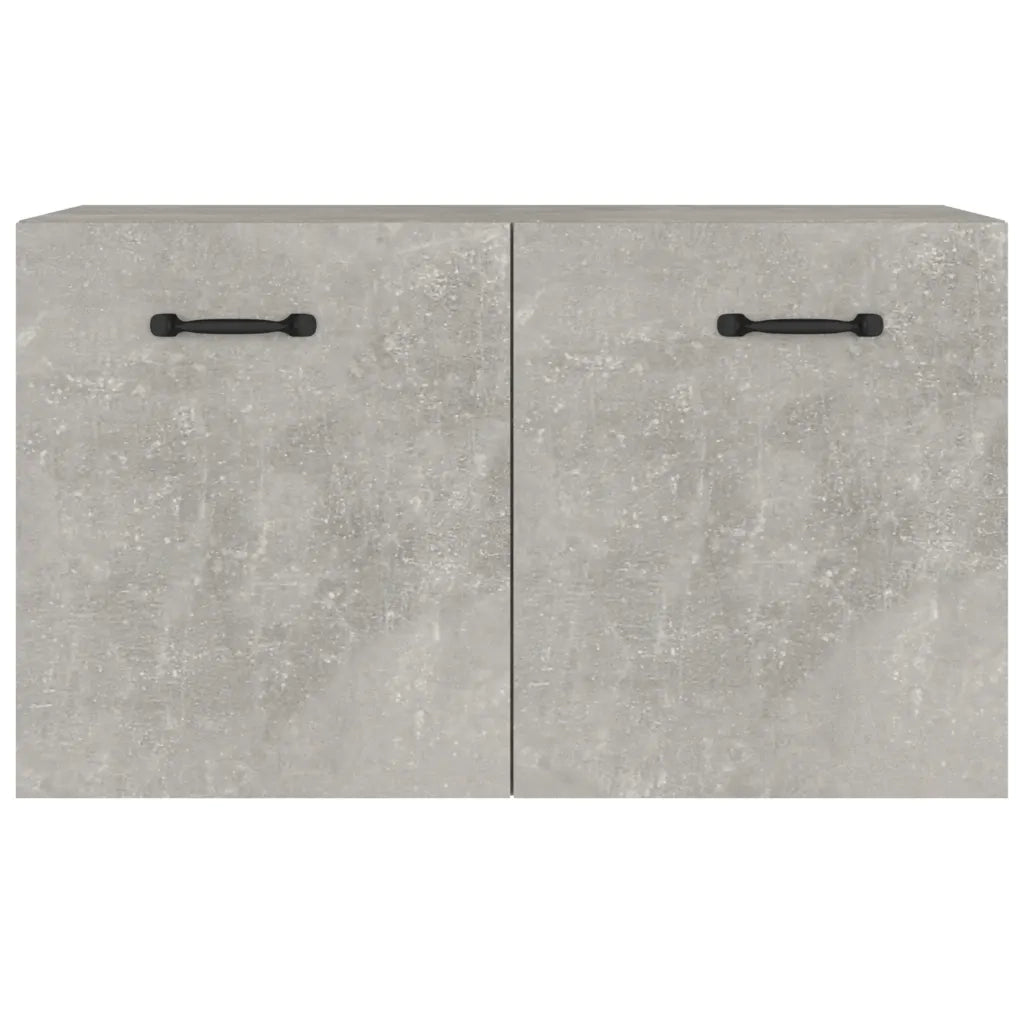 Mobile a Parete Grigio Cemento 60x36,5x35 cm Legno Multistrato 812919