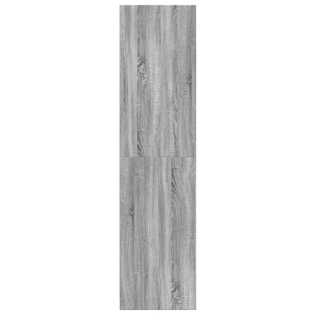 Armadio Grigio Sonoma 50x50x200 cm in Legno tecnico