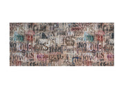 Tappeto Cucina Antiscivolo Stampa Digitale Emozioni Fantasia Words By Suardi - 58x280 - Word