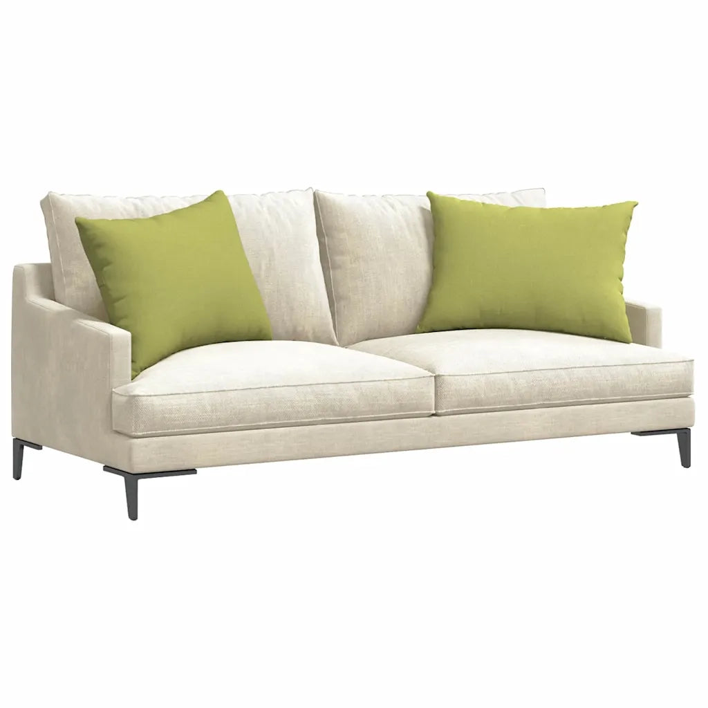 Cuscini da Divano 2 pcs Verde chiaro 70 x 50 cm Tessuto