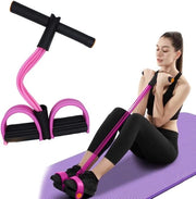 Spancoordinatore multifunzionale, 6-fili elastico tirante pedale yoga con cinturone di resistenza in lattice naturale, attrezzatura fitness per stretching addominali/torace/braccia/gambie e allenamento per dimagrimento
