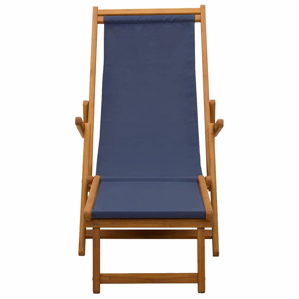 Lettino prendisole pieghevole 3 Posizione Blu 42024915