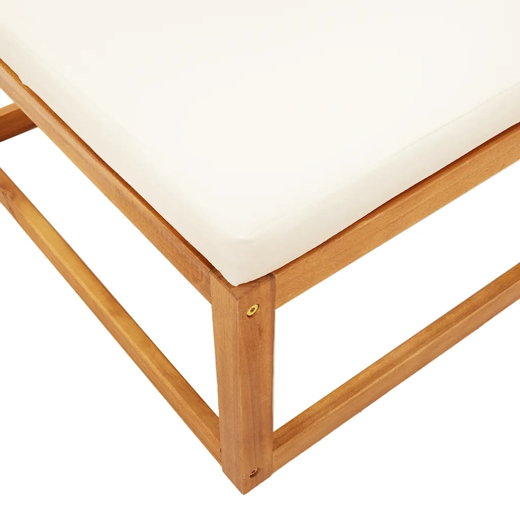 Set di divani da giardino 3 pz | Set Salotto da Giardino con cuscini in legno di acacia e rattan