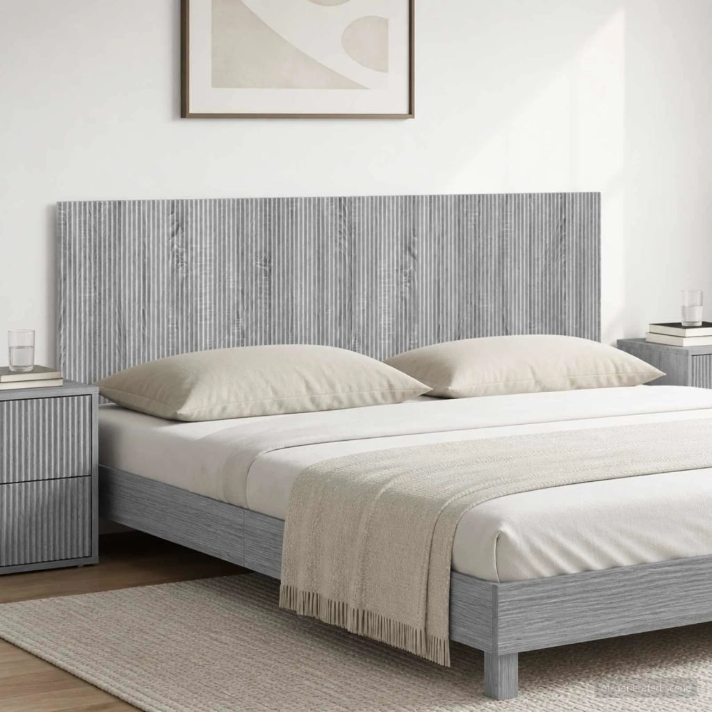 Testiera da Muro ARNHEM Sonoma grigio Legno ingegnerizzato 896711