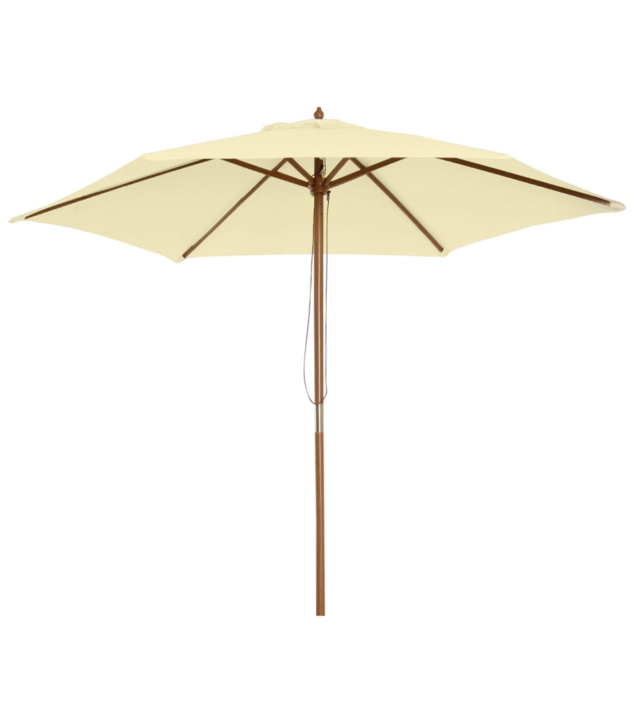 Ombrellone da giardino in legno ?250x230cm ¨C Xylo ¨C 6 varillas crema esterno