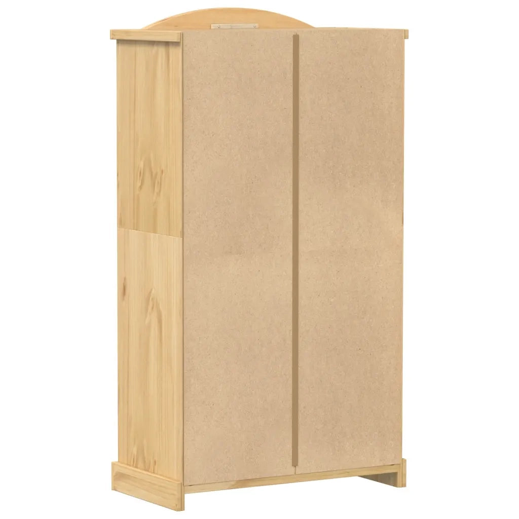 Armadio Corona 102x52x186 cm in Legno Massello di Pino 4012156