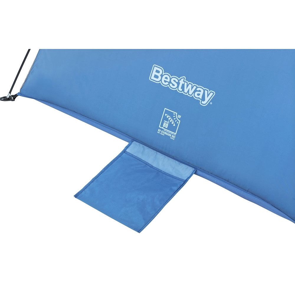 Trade Shop - Tenda Da Spiaggia Ground Beach Giacca A Vento Per 2 Persone 220x120x95cm 68105 -