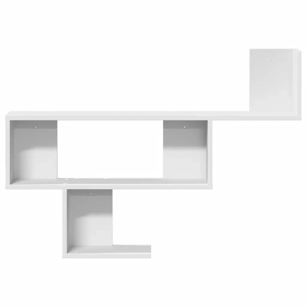 Scaffale a Parete Bianco 100x15x70 cm in Legno Multistrato 853191