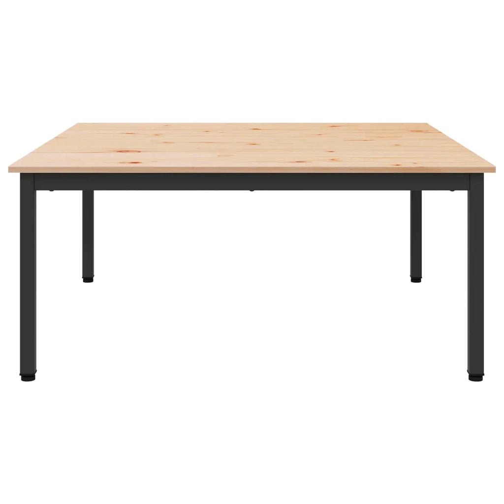 Tavolino da salotto | Tavolino da caff¨¨ | Tavolino da Soggiorno Naturale 100 x 100 x 45 cm Pino massello