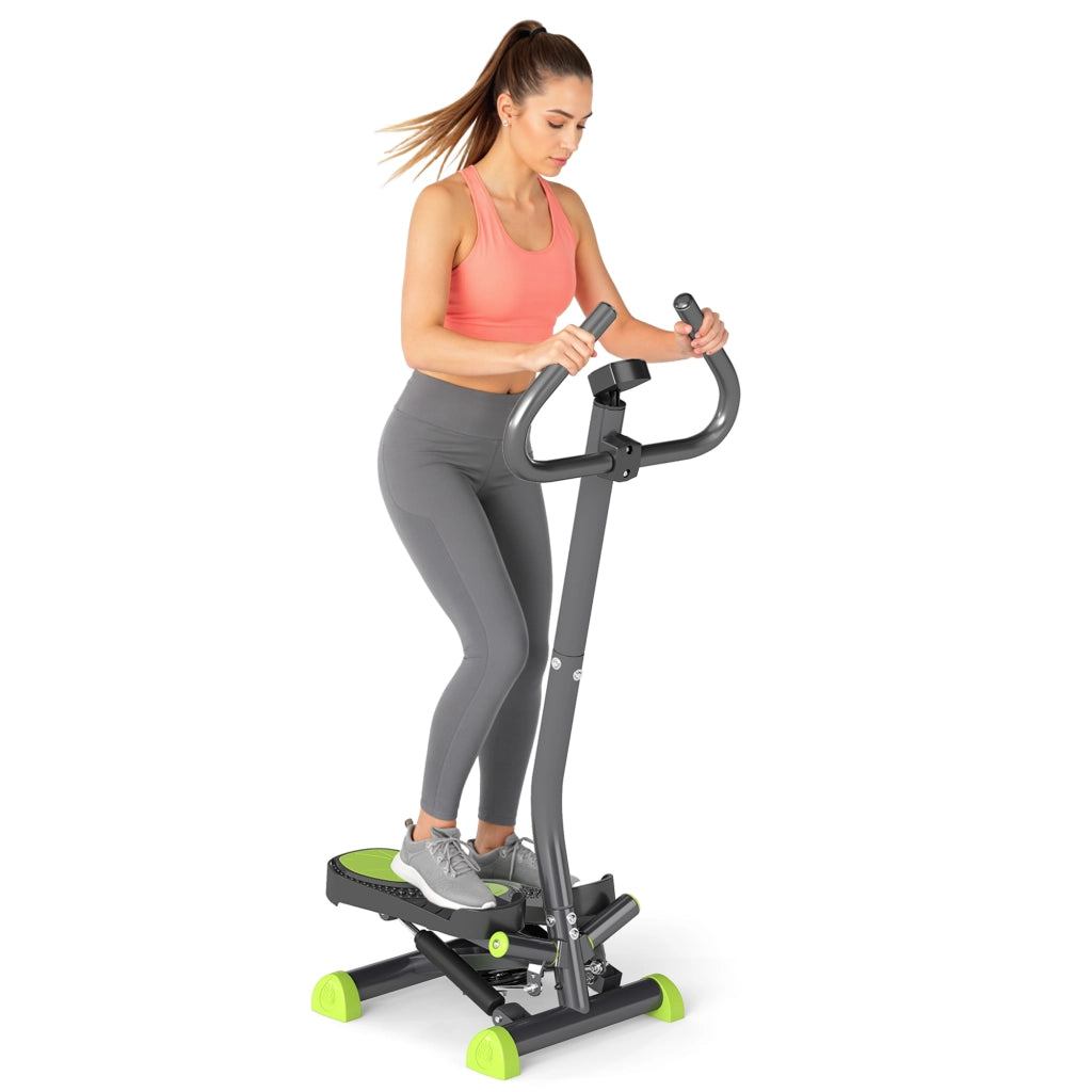 Stepper con Manubrio ¨C Xylo ¨C Display LCD Resistenza Regolabile Acciaio