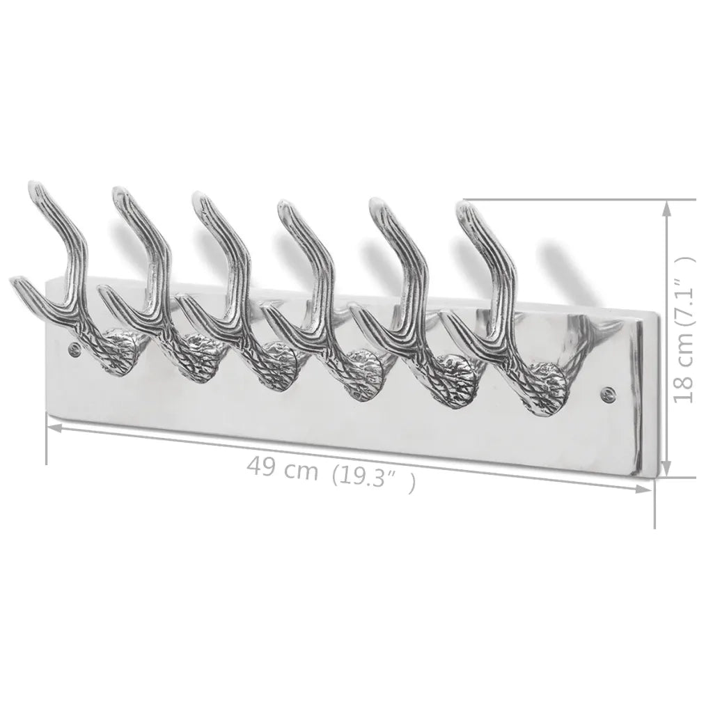 Ganci Appendiabiti 2 pz Argento in Alluminio CFW9014258