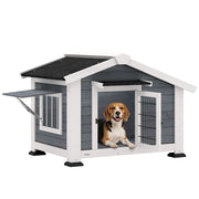 Casetta per Cani da Esterno in Legno ¨C zephmum ¨C 98x76x69.5cm