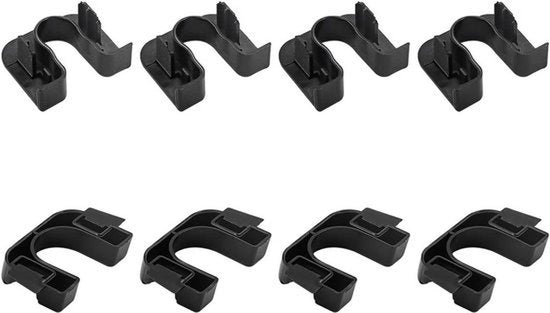Clip di fissaggio per auto, 4 pezzi, per beigliere di sedile posteriore, codice 8A6146698AA