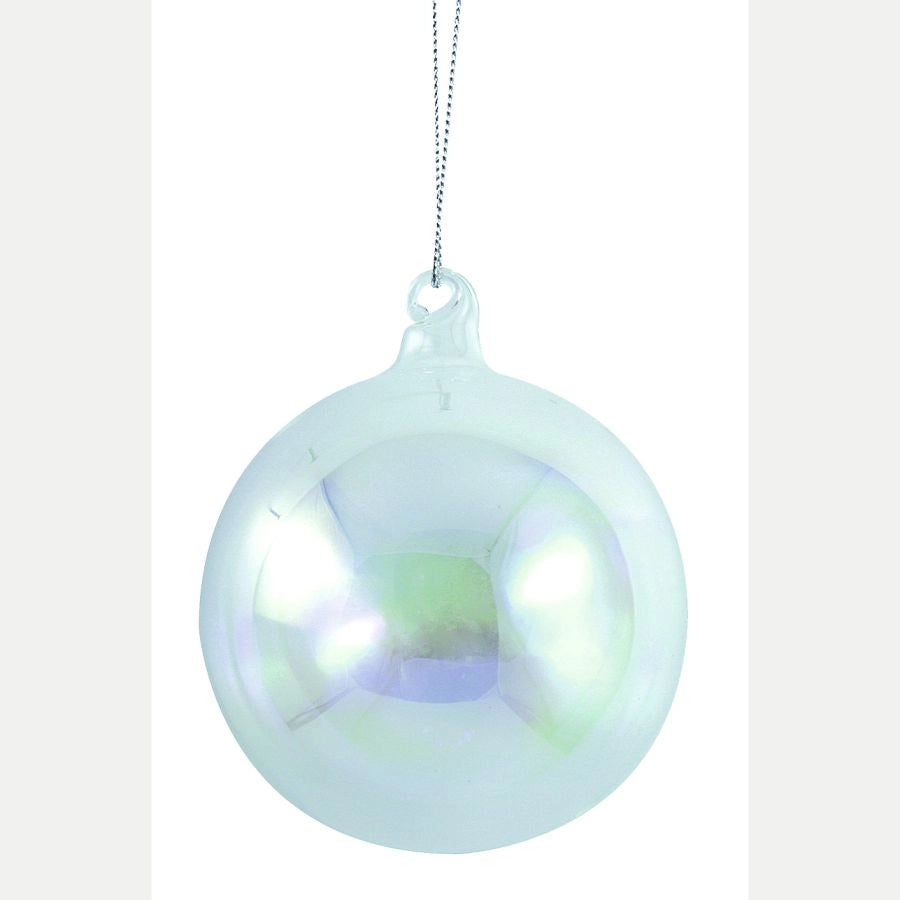 SFERA VETRO BOLLA DI SAPONE IRIDESCENTE D.100 MM