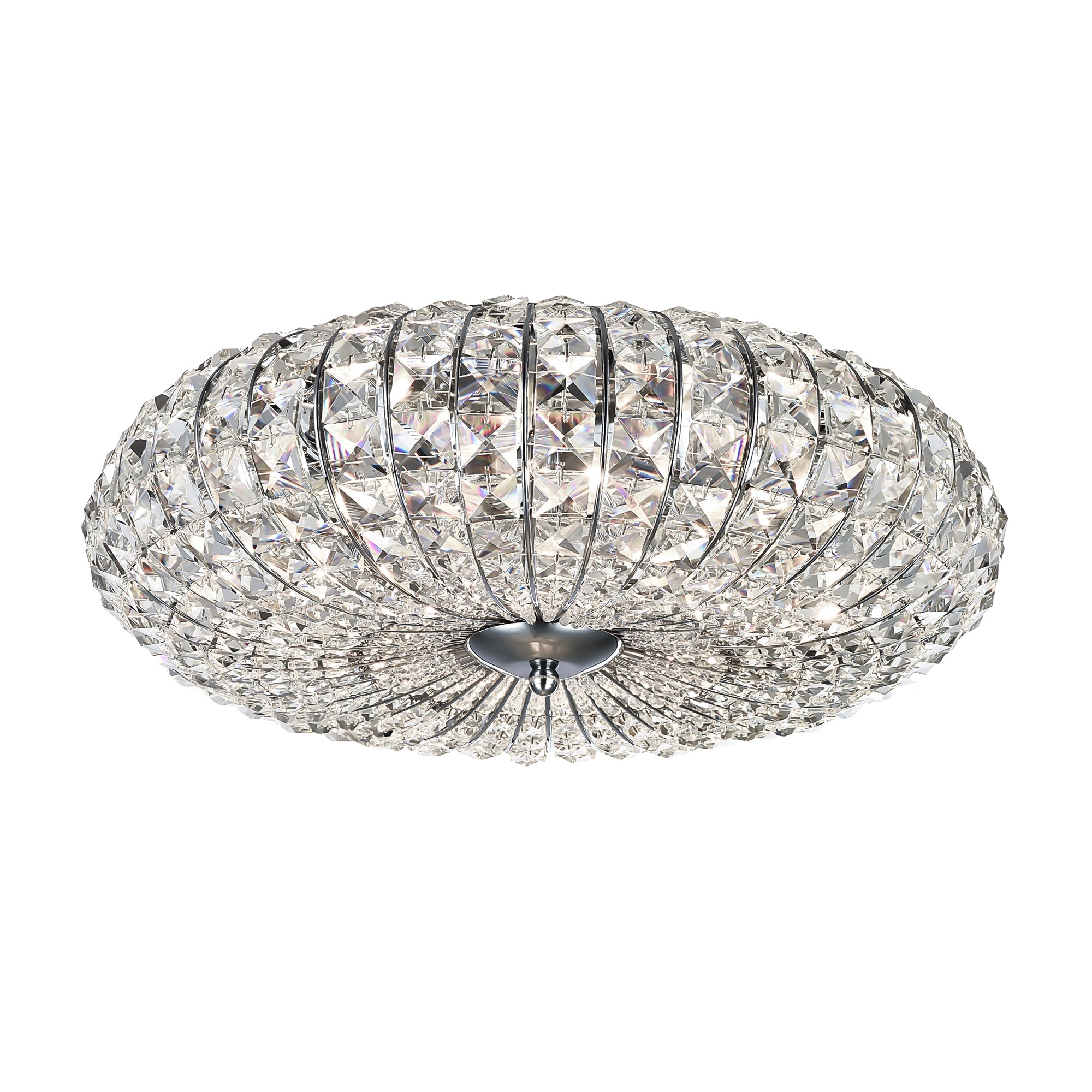 Lampadario Modern in Metallo Broche Nickel