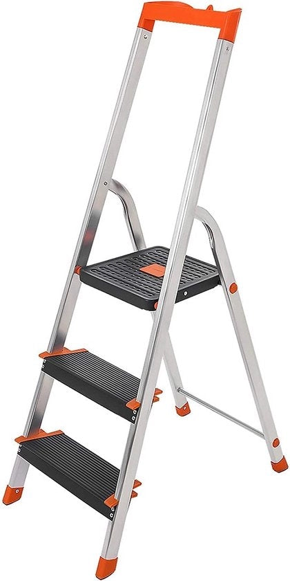 Scale a 3 piani - scala - Ladder - Aluminium - opklapbare - con pedane antislip - Peso di carico 150 kg
