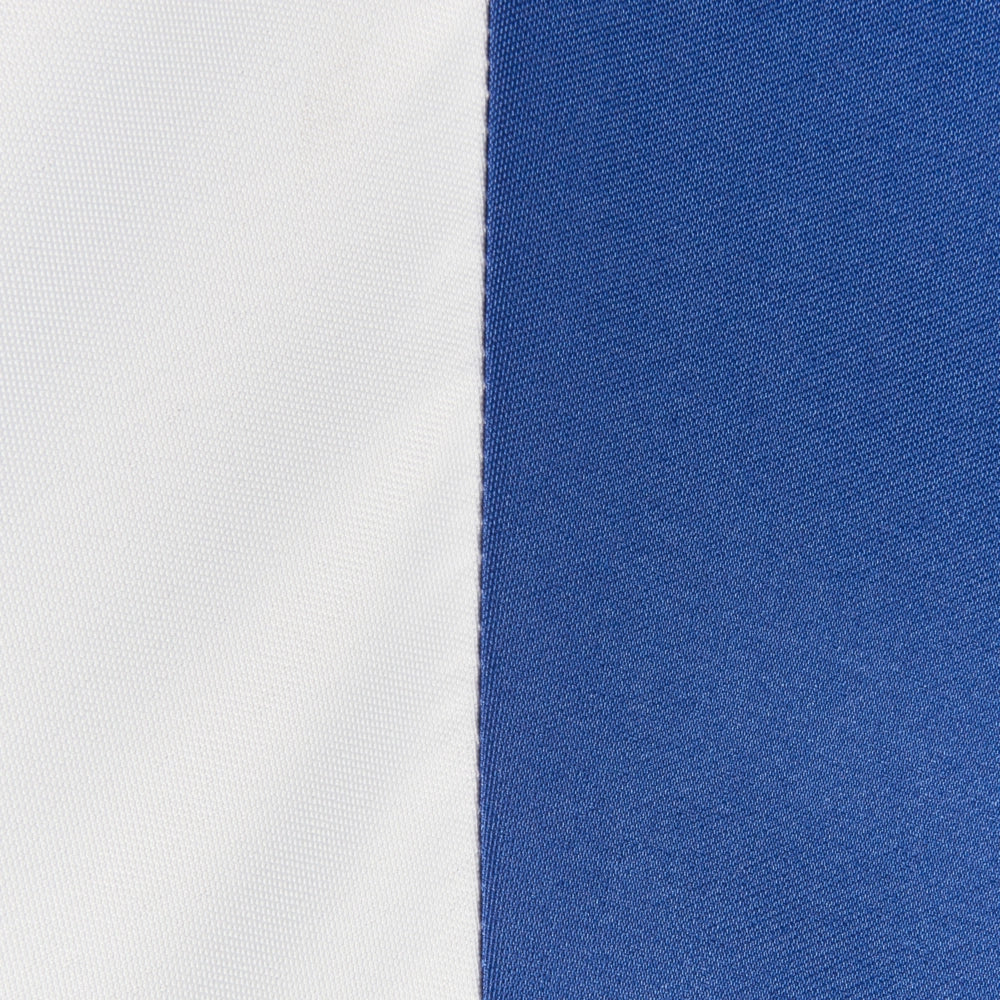 Ombrellone da giardino in tessuto poliestere blu con palo in alluminio blu e bianco ⌀ 245 cm Elegante e moderno