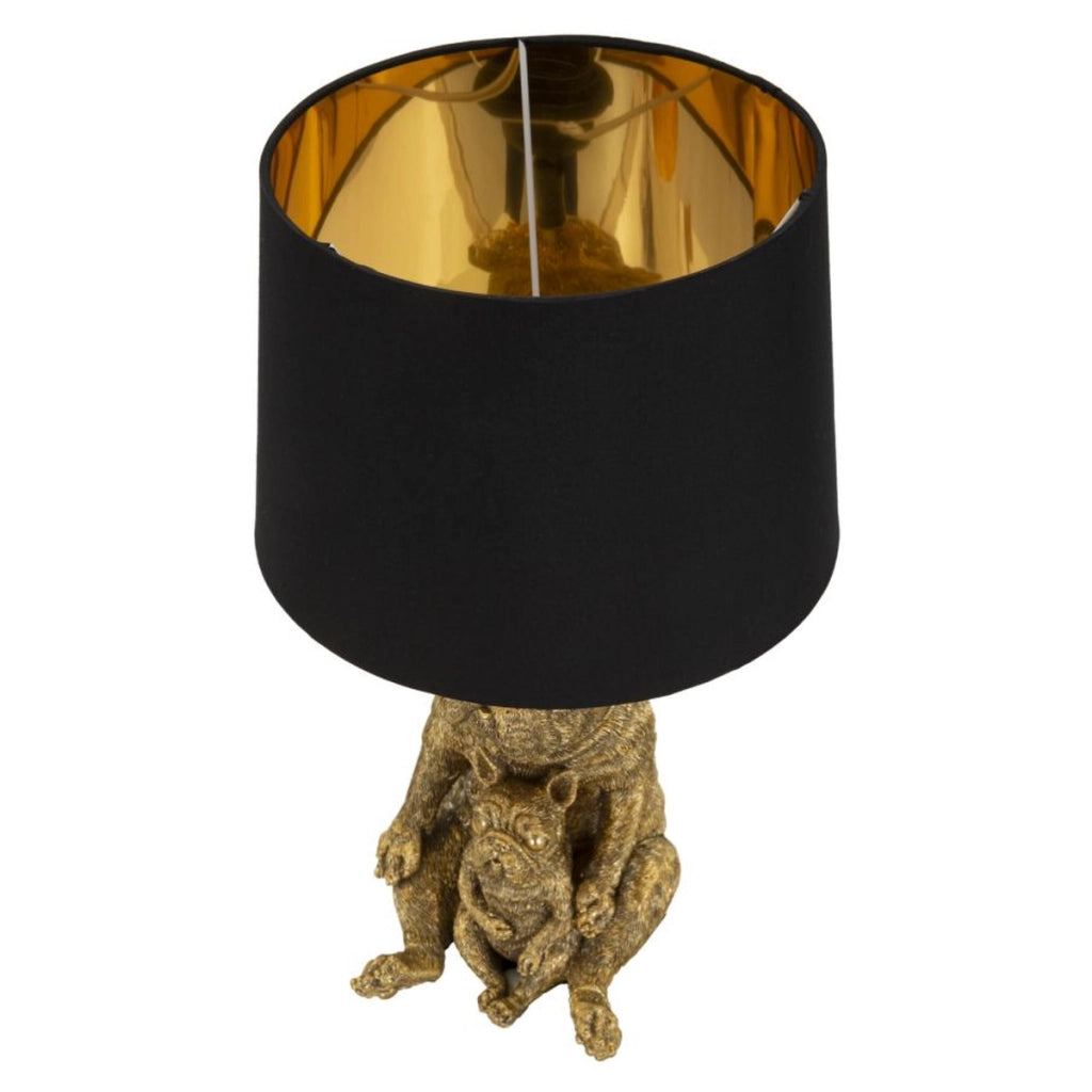 Lampada da Tavolo Cane 1, Nero, Poliresina, 26x26x43,8 cm