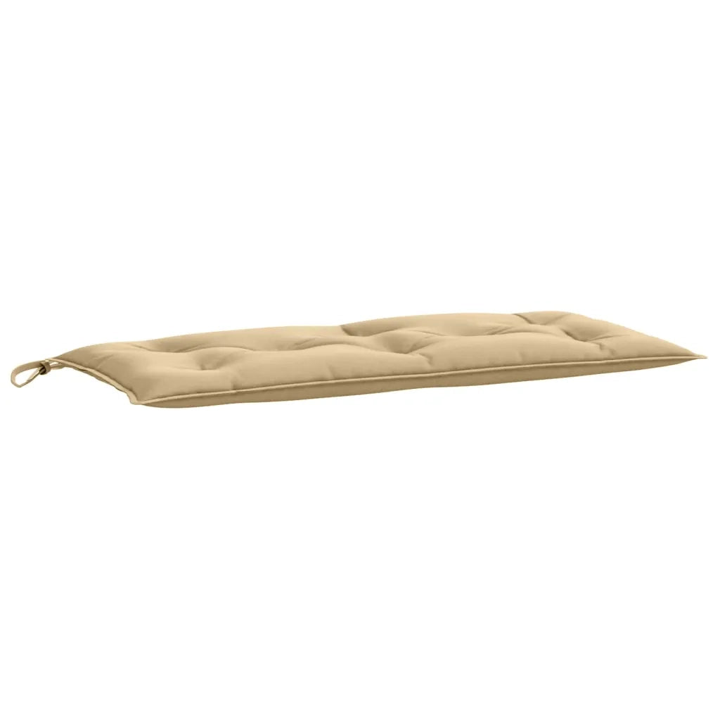 Cuscini Panca Giardino 2 pz-Set di 2 Cuscini per panchina da esterno Beige M¨¦lange 100x50x7cm Tessuto