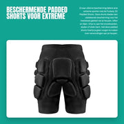 Shorts da Protezione 3D - Pantaloni con Piastra EVA - Cintura Antiscivolo - Resistente allo Shock - Protezione Multi-direzionale della Caviglia - Ideali per Snowboard e Sci - Indumenti di Protezione
