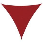 Parasole a vela | Telo Ombra | Vela da ombra Oxford Triangolare 4,5x4,5x4,5 m Rosso