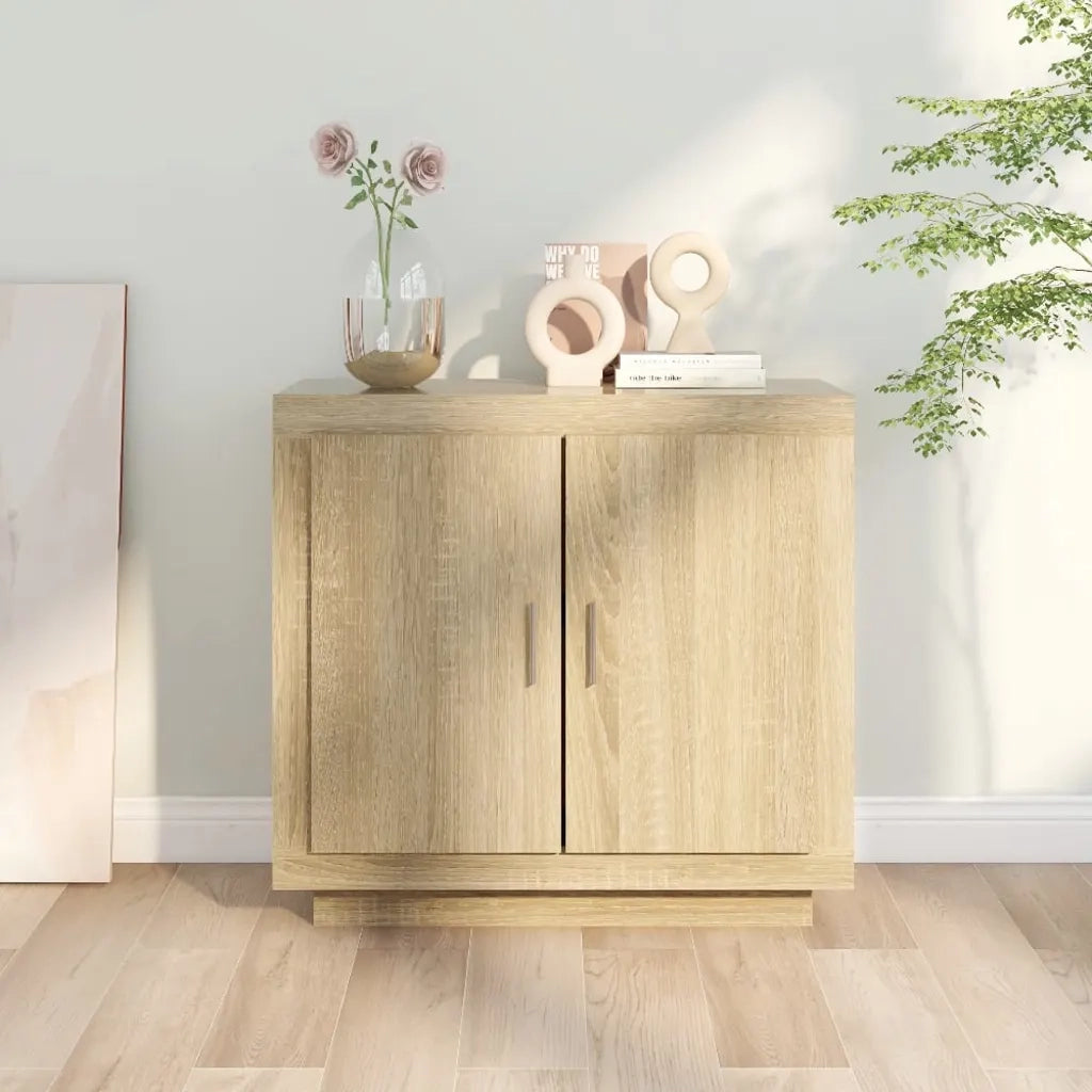 Credenza Rovere Sonoma 80x40x75 cm in Legno Compensato 811820