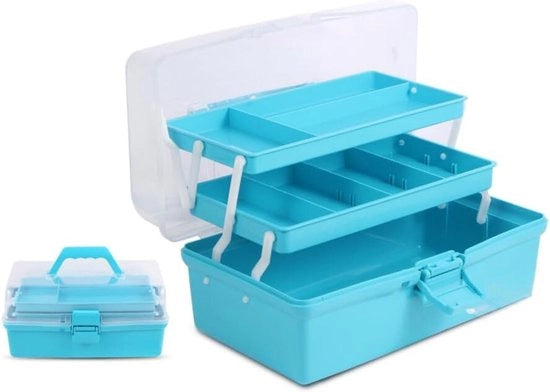 Cassetto degli strumenti vuoto - Cassetto dei utensili vuoto - Cassetto dei utensili - 30cm - Blu