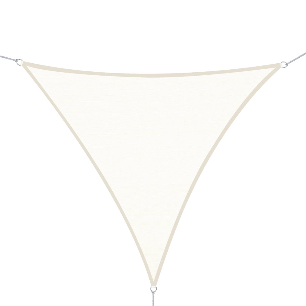 Toldo triangolare vela ombra ¨C zephmum ¨C crema 6x6x6 m