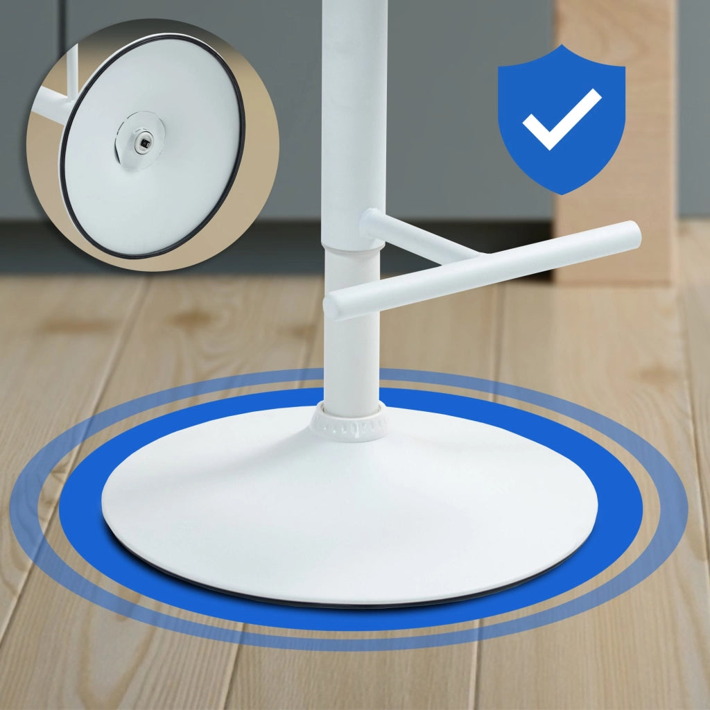 Barhocker Damar Stoff weiЯ