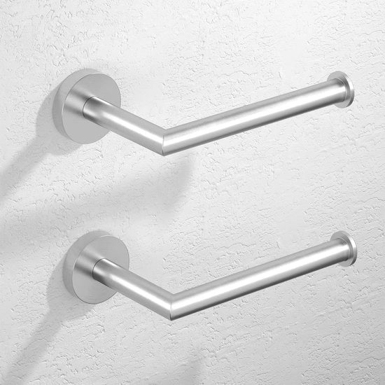 Supporto per WC da Parete - Regolabile e Imprimito - 2 pezzi - Laccato Rame - Acciaio Inox